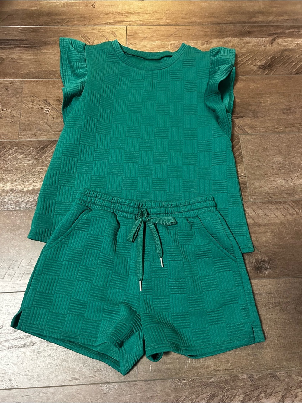Women’s Green Knit Lounge Shorts - Kids Bottoms